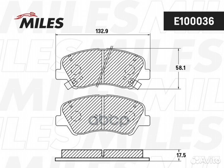 Колодки тормозные hyundai solaris 10/KIA RIO 1