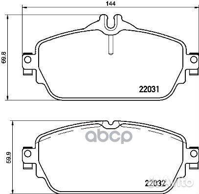 К-т дисков. тормоз. колодок P50118 Brembo