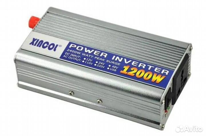 Преобразователь напряжения 12v/220v 1200 Вт
