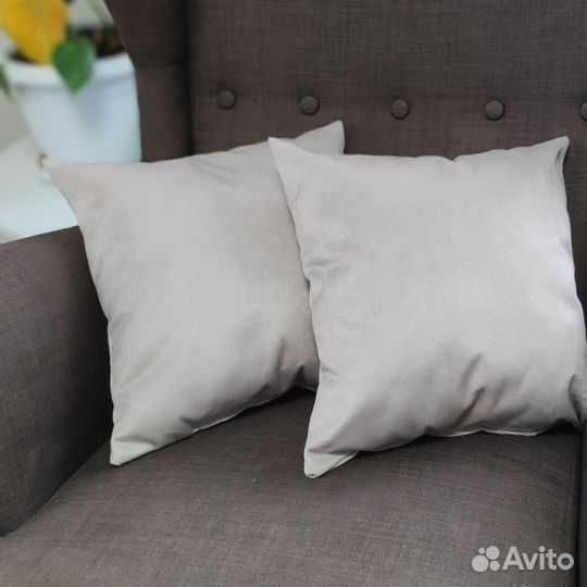 Подушки 35х35 см на диван декоративные, 2 шт