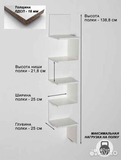 Полка настенная