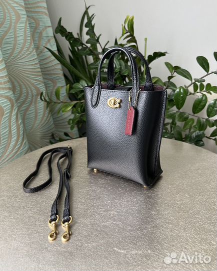 Сумка женская Coach Willow tote 16, black