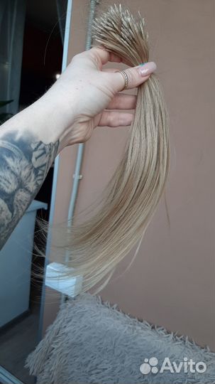 Волосы для наращивания б/у, 35 см