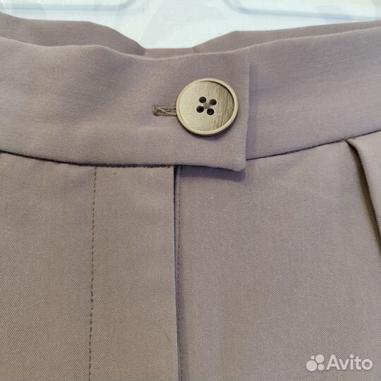 Брюки Chapter One S палаццо высокая талия вискоза