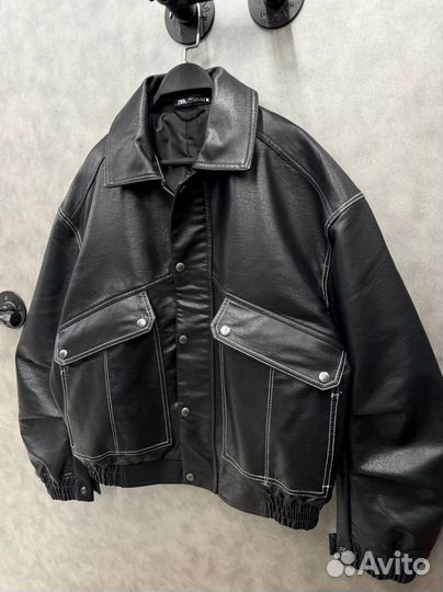 Куртка Zara стильные оверсайз (весна 2025)