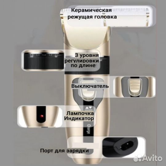 Машинка для стрижки собак и кошек