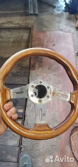 Деревянный руль на ваз