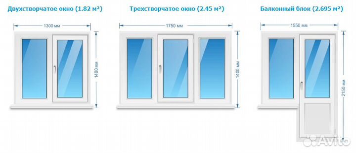 Окна и балконы