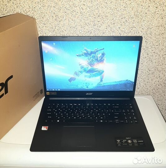 Игровой Acer A6-9220e/8GB/FHD/SSD256GB/комплект