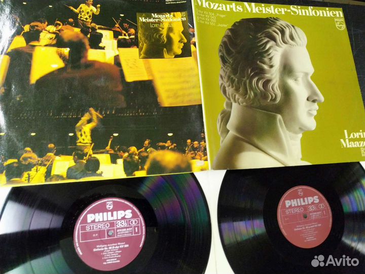 Моцарт симфонии 38 39 40 41 винил Германия
