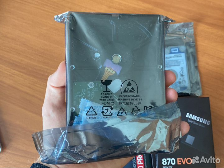 Ssd samsung 870 evo, HDD WD Blue 500gb