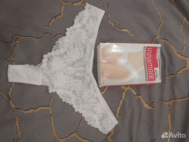 Трусы женские стринги кружевные