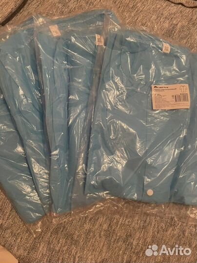 Халат посетителя одноразовый, медицинский халат