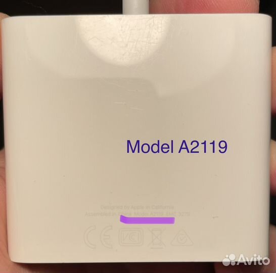 Переходник Apple USB/hdmi/USB Type-C(model A2119)
