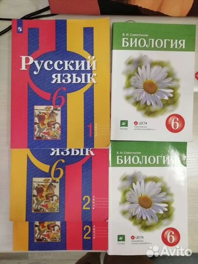 Учебники 6 класс