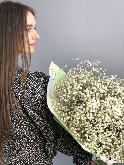 Гипсофила букет цветы оптом