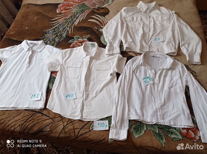 Школьное Брюки, рубашки, на девочек