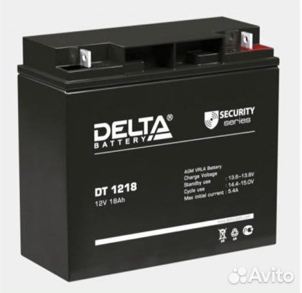 Аккумуляторная батарея Delta Battery DT 1218 18 Aч