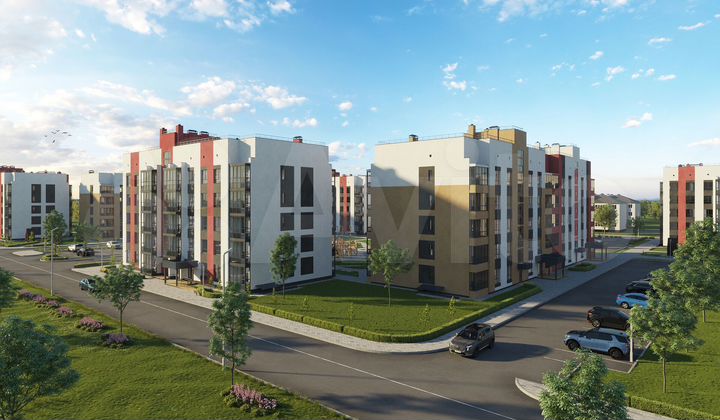 3-к. квартира, 84,3 м², 1/5 эт.