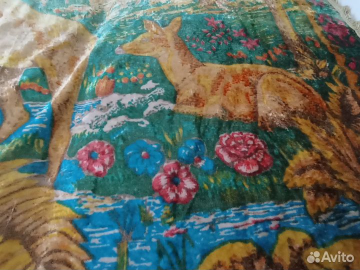 Покрывало ковер СССР плюш