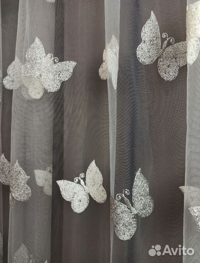 Шторы бабочки короткие новые
