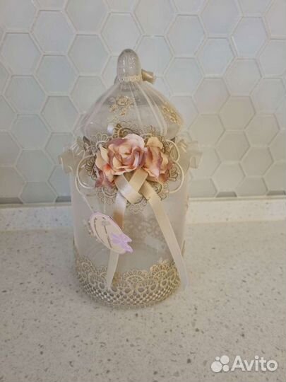 Ваза -бисквитница.Декор.Подарок