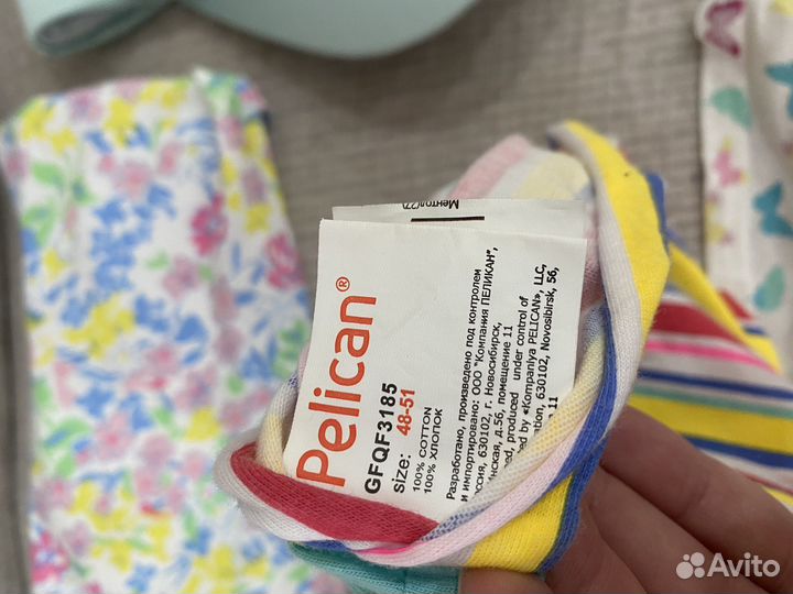 Косынки, шапки, купальник, трусы 3-5 лет