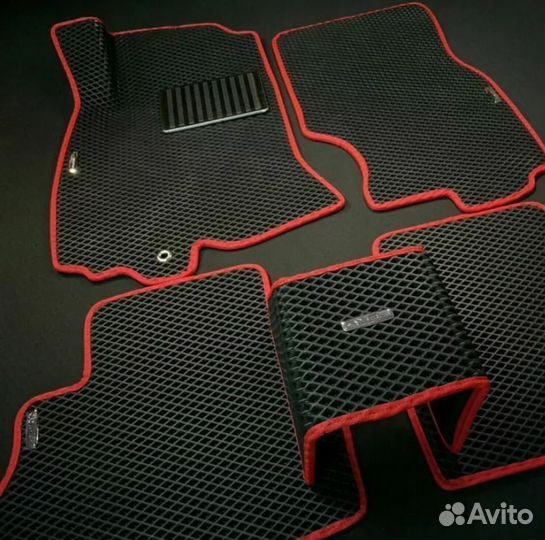 Полики ковры водительские KIA rio 4 с борт Ева