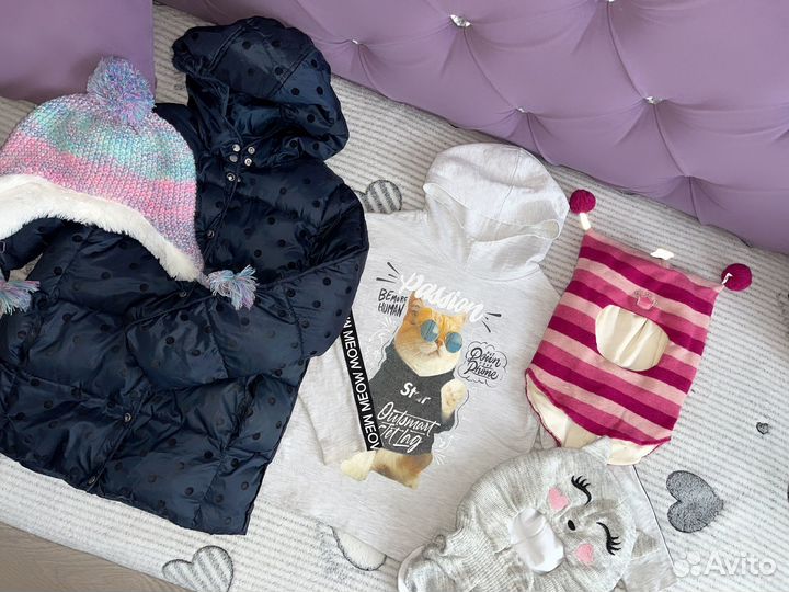 Пакет одежды для девочки 122/128
