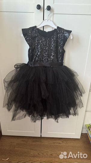 Платье черное для девочки