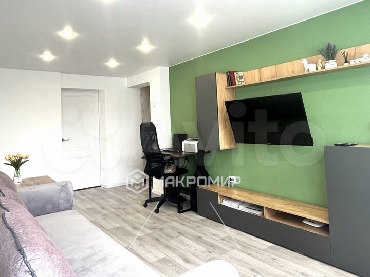 3-к. квартира, 63,4 м², 1/2 эт.