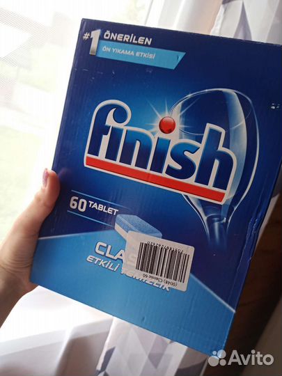 Таблетки для посудомоечных машин финиш