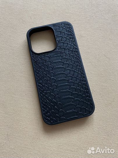 Чехол на iPhone 13 pro кожаный