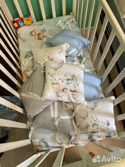 Бортики в детскую кроватку