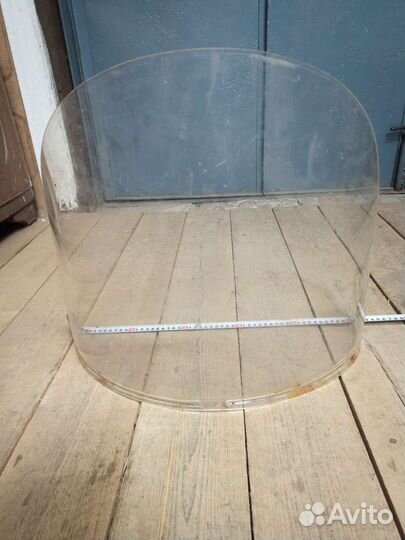 Старое стекло на мото люльку