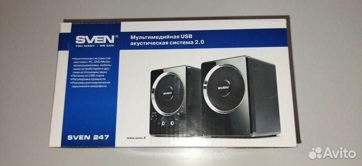 Колонки 2.0 sven SPS-247
