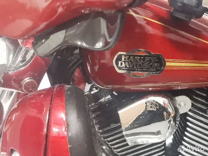 Модель мотоцикла harley davidson масштаб 1:12