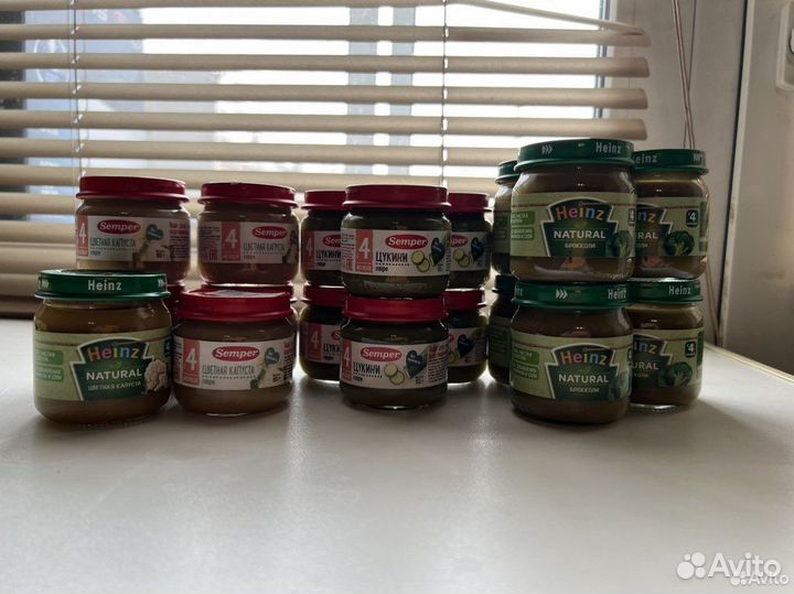 Детское питание пюре овощное