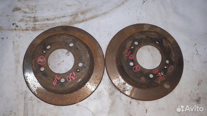 Тормозной диск задний правый Hyundai I30 FD G4FC