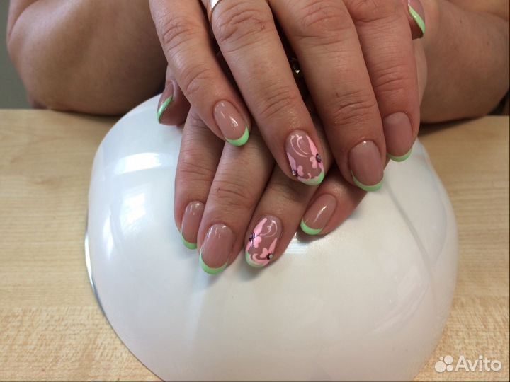 Наращивание ногтей и ресниц,шеллак,маникюр,педекюр