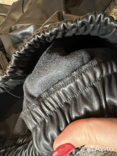 Брюки кожаные