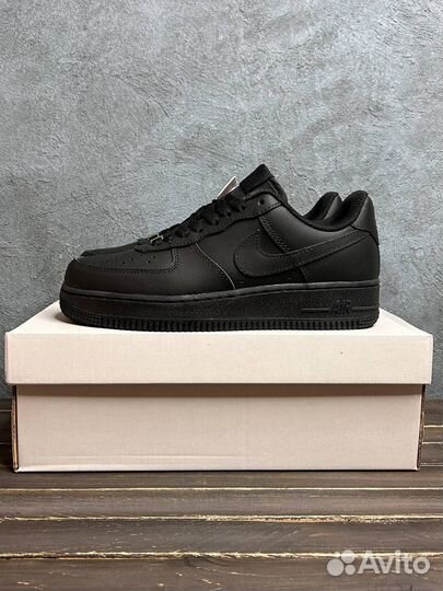 Кроссовки Nike Air force 1 low black новые