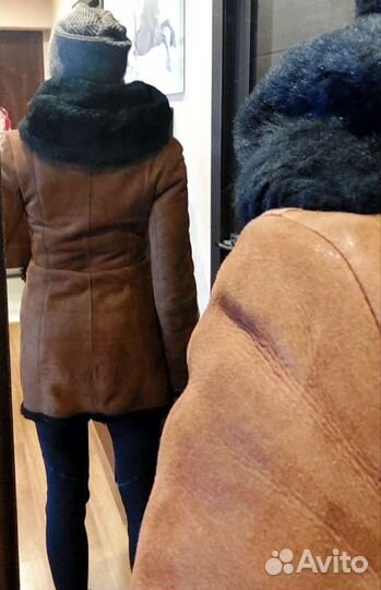 Дубленка женская натуральная 44р