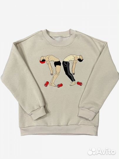 Не снежный шар солевой, свитшот с вышвикой