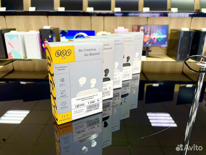 Беспроводные наушники QCY T17 BH21Q17Aw Белые