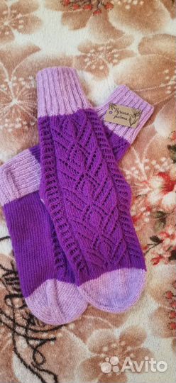 Носки вязаные ручной работы женские