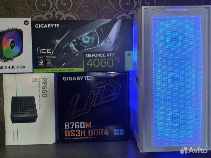 Игровой Пк RTX4060Ti Eagle Ice+Core i5 13400/B760