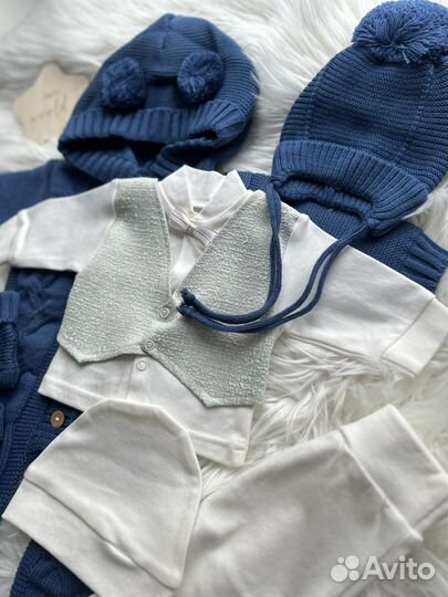Комплект для новорожденного новый 56-62