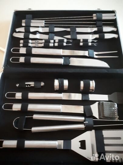 Набор повара для барбекю в кейсе sharper image