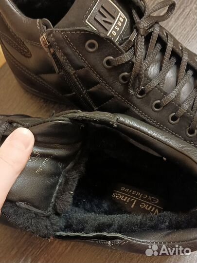 Ботинки зимние натуральная кожа